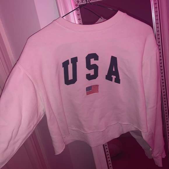 ☆ USA brandy crop sweater ☆ - Picture 2 of 3